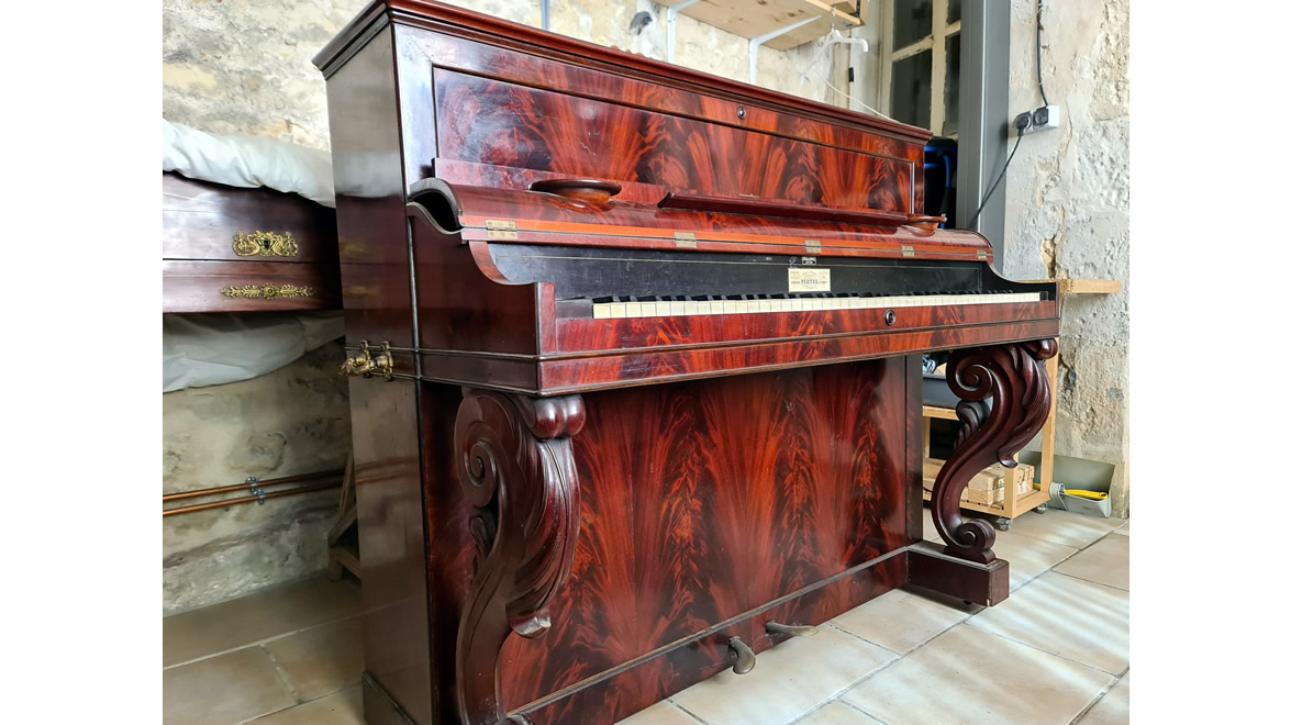 PLEYEL PIANINO PP6 ACAJOU CUBA 1862 PLEYEL PIANINO PP6 ACAJOU CUBA 1862