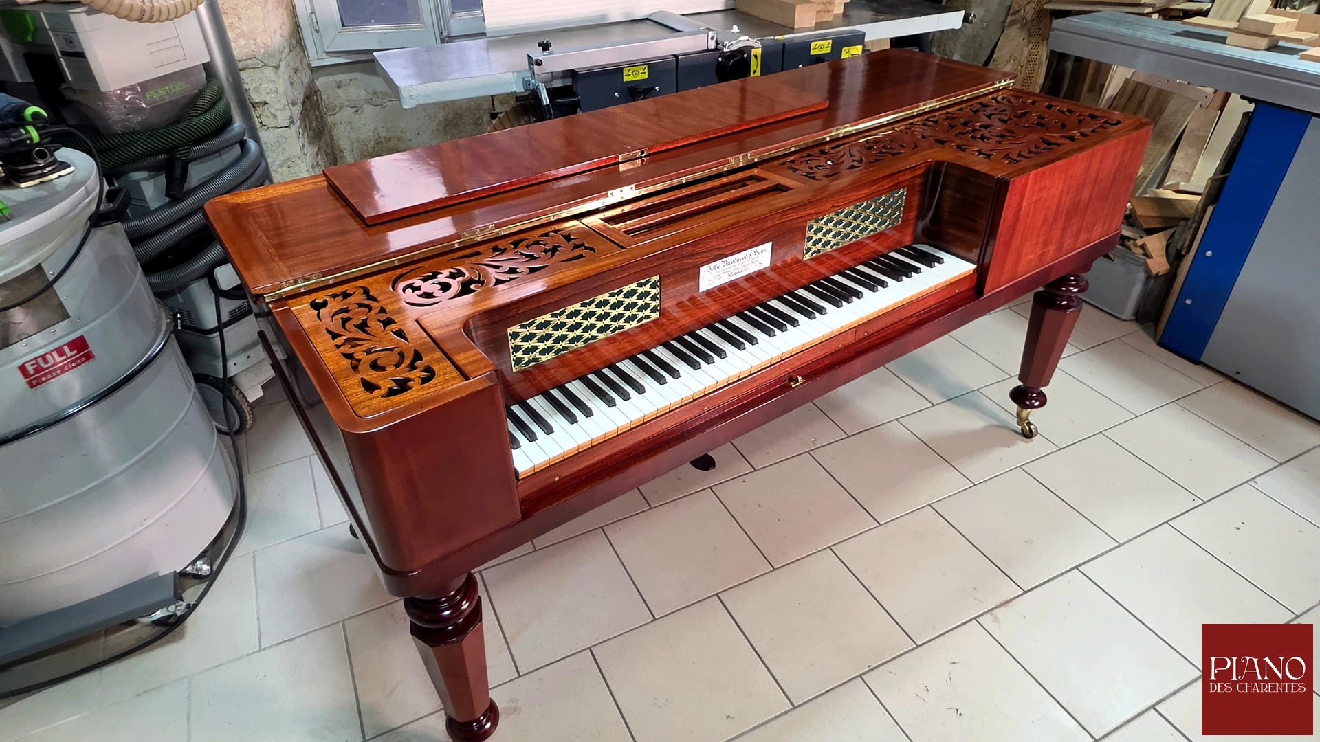 broadwood piano forte acajou 1843
