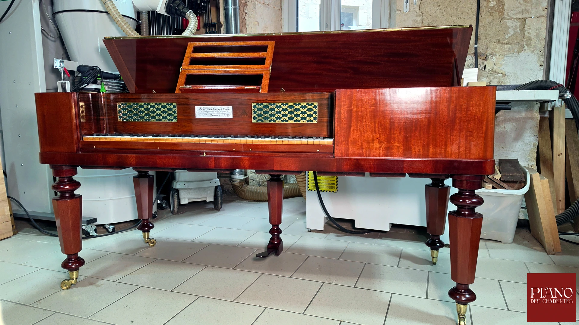 broadwood piano forte acajou 1843