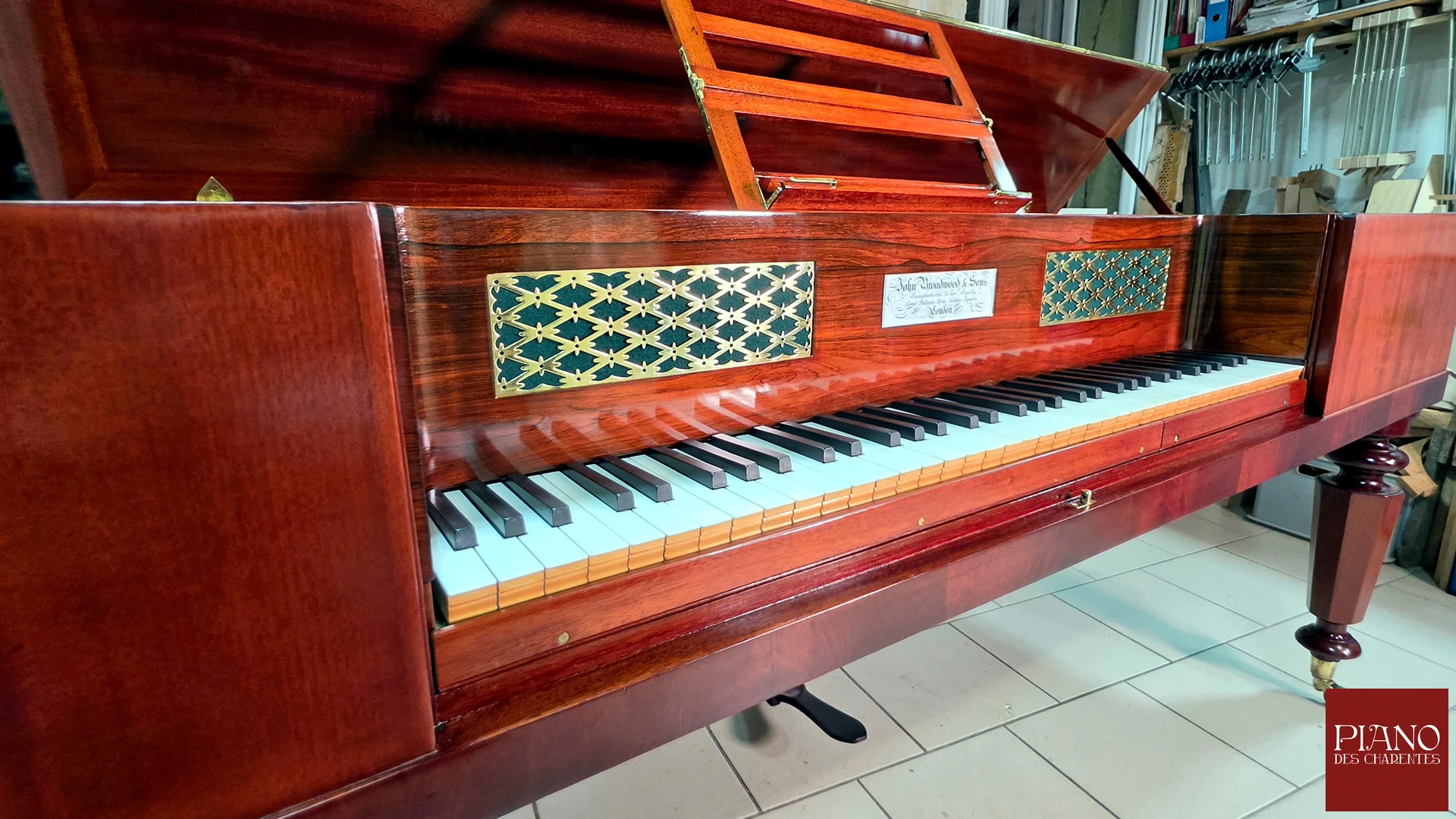broadwood piano forte acajou 1843