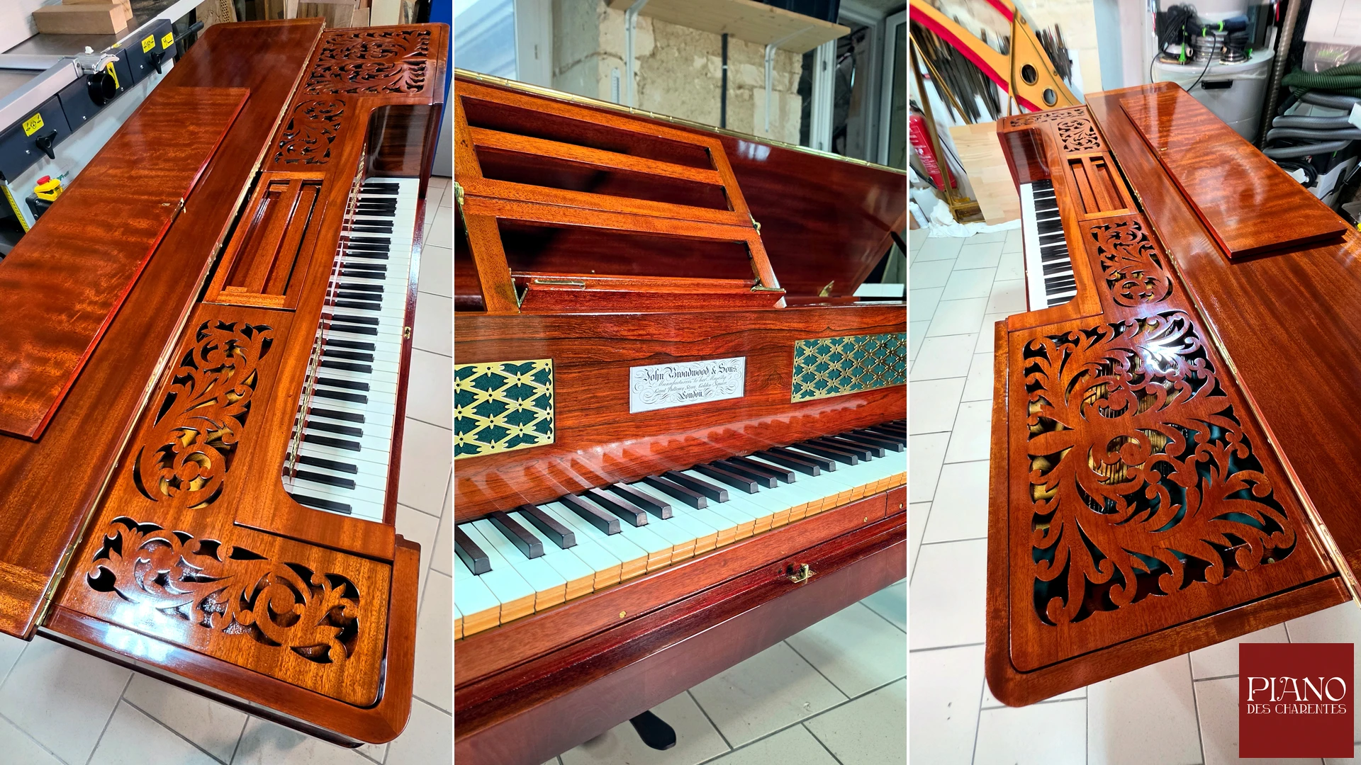 broadwood piano forte acajou 1843