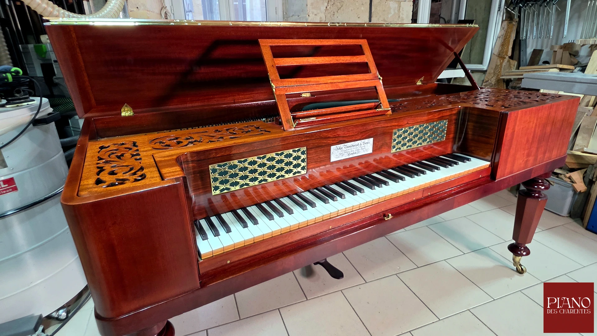 broadwood piano forte acajou 1843