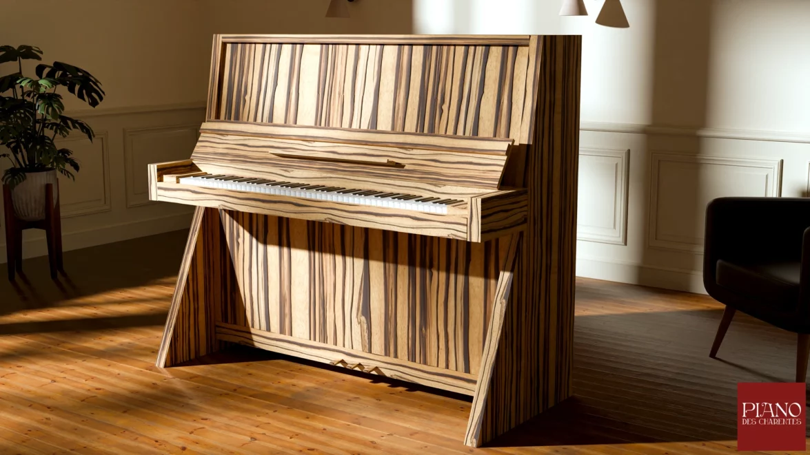 Luxury Piano Design Zebrano Zingana