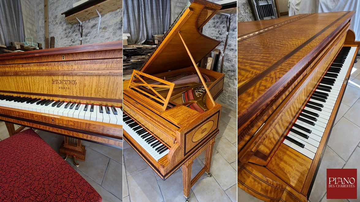 PLEYEL Adam Style satin wood 1912