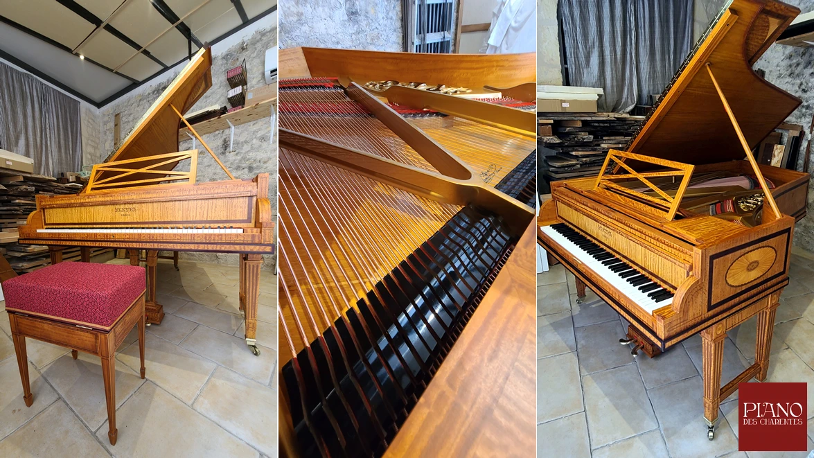 PLEYEL Adam Style satin wood 1912